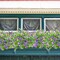 10 Bundles Artificial Flowers for Outdoor & Indoor Decor - UV Resistant Faux Blue Eucalyptus Plastic Plants - Vibrant Maintenance-Free Shrubs for Garden, Porch, & Window Boxes